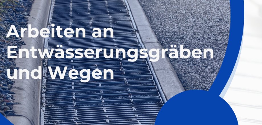 Reinigung Entwässerungsgräben und Banketten KW 14  - 1