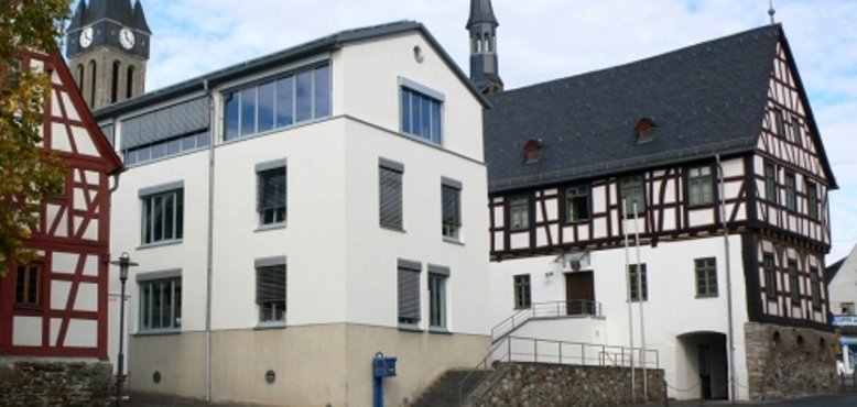 Das ist Rathaus von der Gemeinde Elz